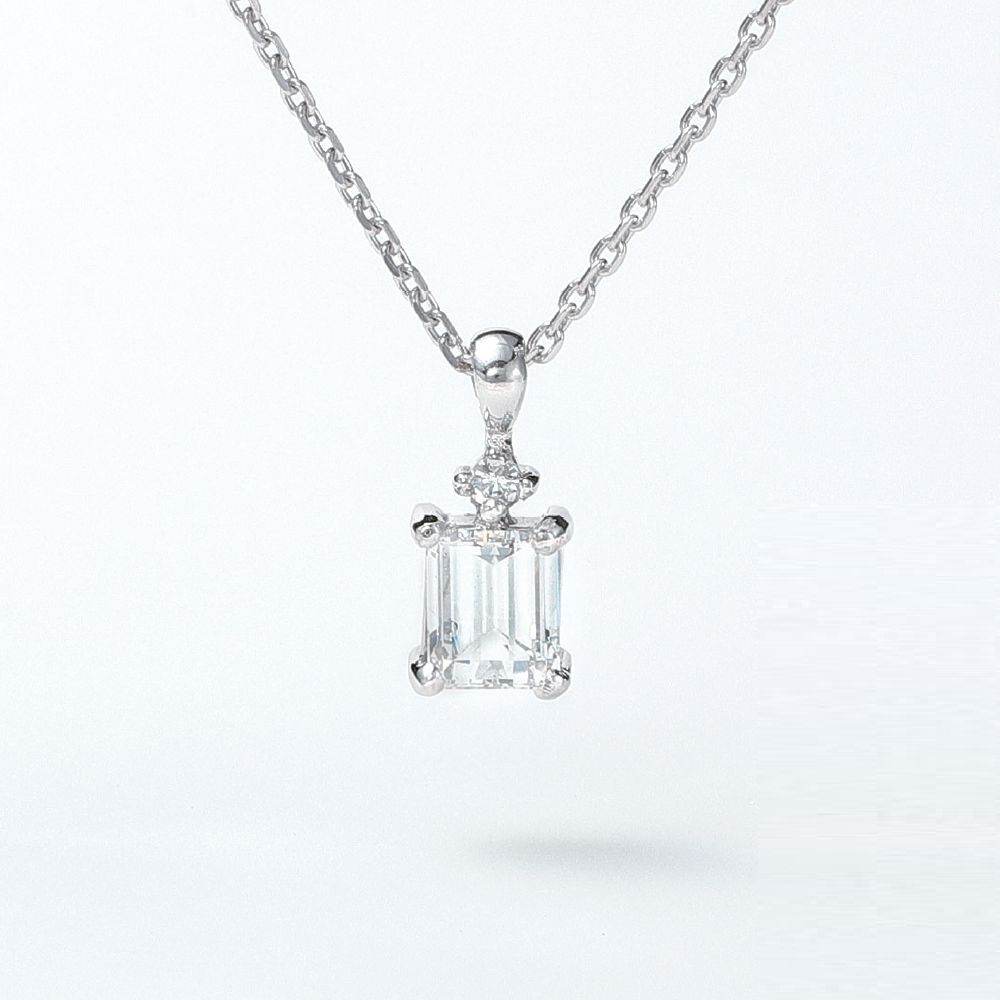 おばあ様の指輪をネックレスとピアスに-After-2 おばあ様の指輪をネックレスとピアスに-After-2