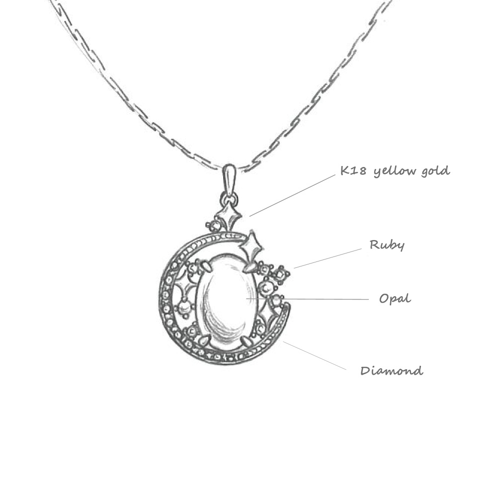 おばあ様の指輪をペンダントトップに-After-3 おばあ様の指輪をペンダントトップに-After-3